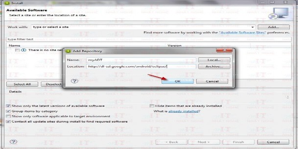 Click chọn Developer Tools chọn nút Select All sau đó nhấn next tới khi finish Bắt 6