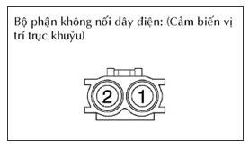 Hình 7 1 Cảm biến vị trí trục khuỷu Đo điện trở theo các giá trị trong bảng 6
