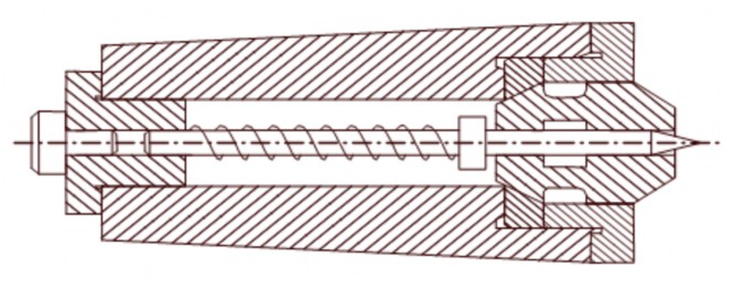 Hình 2 13 Mũi tâm tùy động c Mũi tâm quay Khi tiện cao tốc số vòng quay của 8
