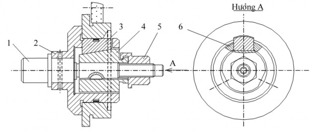 Hìnhh 3 14 Tự định tâm bằng chêm 3 4 Tự định tâm bằng đòn bẩy Hình 3 15 là 7