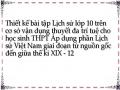 Thiết kế bài tập Lịch sử lớp 10 trên cơ sở vận dụng thuyết đa trí tuệ cho học sinh THPT Áp dụng phần Lịch sử Việt Nam giai đoạn từ nguồn gốc đến giữa thế kỉ XIX - 12