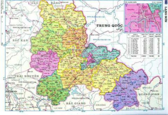 Bản đồ Tỉnh Lạng Sơn Nhà ở của người Tày Các cô gái Tày Nùng tham gia Lễ 1