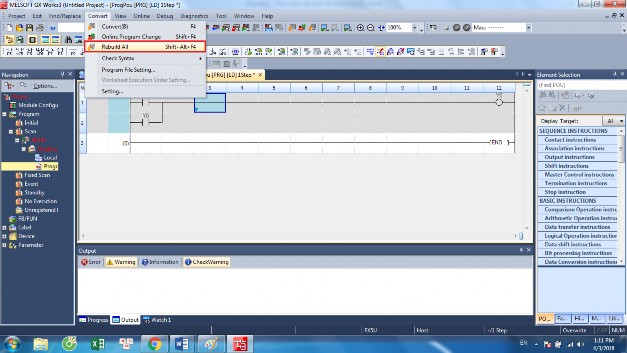 Bảng Rebuild All xuất hiện chọn Ok Sau đó kiểm tra có lỗi xảy ra hay không tại 11