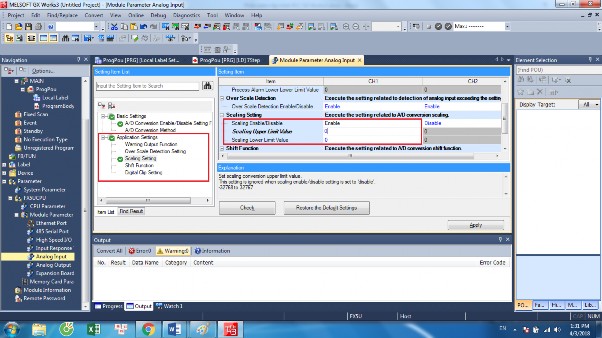 Ta có thể cài đặt thông số giới hạn trên và dưới cho Scaling trong Scaling Upper 7