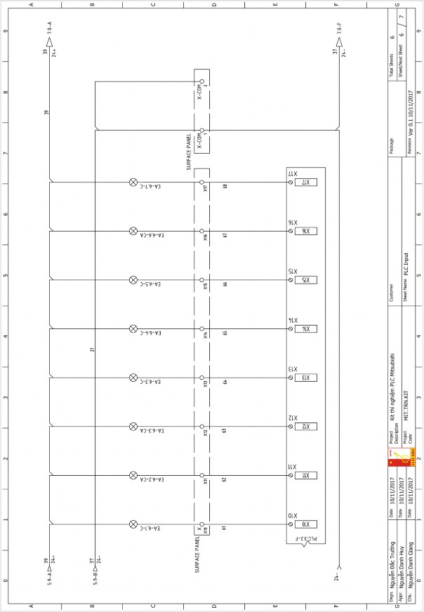 Đào tạo PLC Fx5U - 6 4