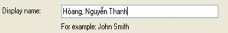 Hình B 11 10 Nhập tên đăng ký Nhập tên của vào ô Display name tên này nhập tùy 5