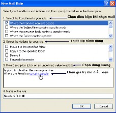 B2 chọn điều kiện và thiết lập hành động Ví dụ 1 Nếu Email lớn hơn x KB 4