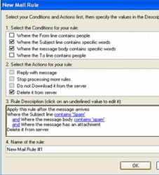 Ví dụ 2 Nếu ở phần tiêu đề và trong nội dung Email có chữ Spam thì xóa ngay 5
