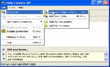 Hình B 17 9 Cộng đối tượng cần ẩn Chọn add any folders or files xuất hiện hộp 8