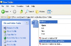 HÌnh B 19 7 Tạo PDF và gởi mail Click chuột phải vào file muốn chuyển Chọn Convert 7