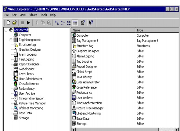Hình 4 7 Các thành phần chính của wincc 4 5 Cách thức làm việc với WinCC WinCC bao 6