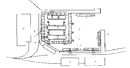 Hình VI 59 Sơ đồ bố trí ụ nổi trên thuỷ vực của nhà máy sửa chữa tàu I 5