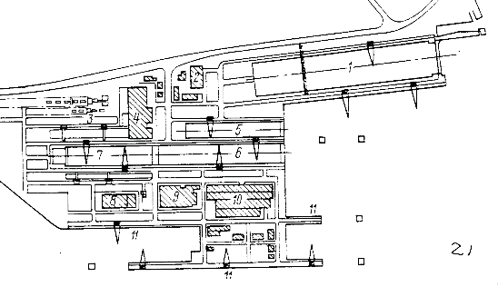 Hình II 11 Mặt bằng tổng thể nhà máy sửa chữa tàu ở Lisnave Thổ nhĩ kỳ 1 ụ 3
