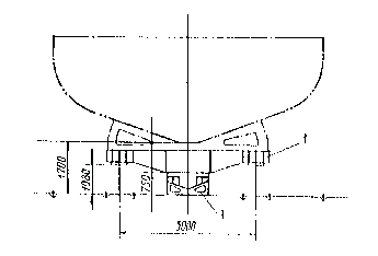 Hình III 12 Bố trí tàu trên hệ thống dầm khi đóng theo P P phân đoạn 1 Dầm 1