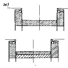 Hình VI 3 Sơ đồ kết cấu buồng ụ trọng lực nặng a trong hố móng khô hở b 10