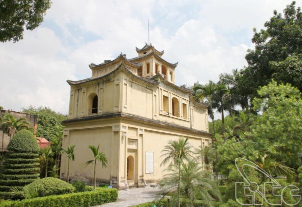 Hậu Lâu Lầu Công Chúa Nhà D67 Phòng trưng bày tại khu Hoàng thành Thăng Long Bảo 6