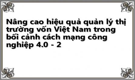 Nâng cao hiệu quả quản lý thị trường vốn Việt Nam trong bối cảnh cách mạng công nghiệp 4.0 - 2