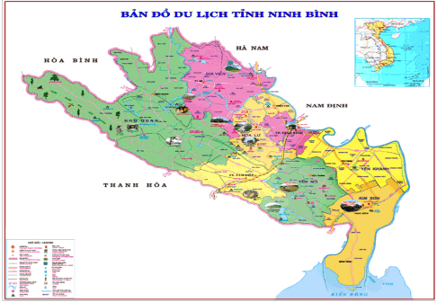 Hình 2 1 Bản đồ du lịch tỉnh Ninh Bình Nguồn Sở Văn hóa thể thao và Du lịch 1