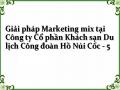 Giải pháp Marketing mix tại Công ty Cổ phần Khách sạn Du lịch Công đoàn Hồ Núi Cốc - 5