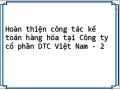 Hoàn thiện công tác kế toán hàng hóa tại Công ty cổ phần DTC Việt Nam - 2