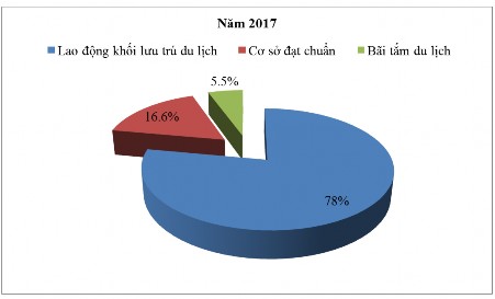 Biểu đồ 3 2 Cơ cấu nguồn lao động tại các cơ sở lưu trú du lịch năm 2017 1