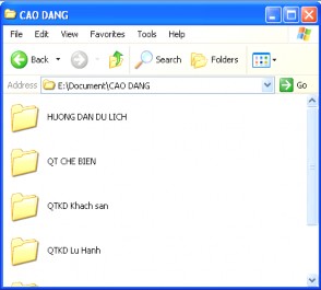 3 2 7 3 Sắp xếp dữ liệu bên khung phải Vào menu View chọn Arrange Icons by và chọn 8