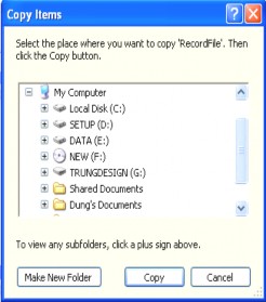 3 5 4 Sao chép tệp thư mục Chọn tệp thư mục cần sao chép Vào Edit Copy to 3