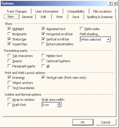 Có rất nhiều các thuộc tính mà bạn có thể thiết lập được ở đây nhưng 3