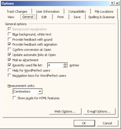 Xin giới thiệu 02 thuộc tính sử dụng nhiều nhất Recently used file list Hiển thị 4