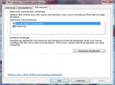 Cuối cùng kích OK 1 4 Thẩm định rằng tường lửa cho phép lưu lượng đi qua 12
