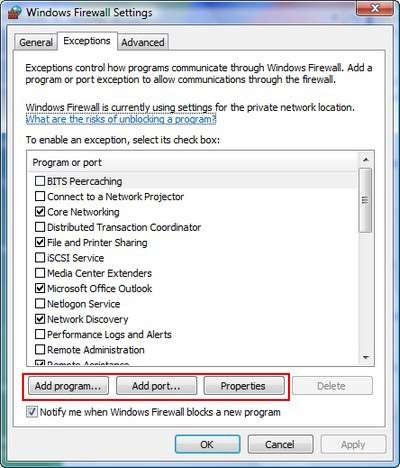 Như bạn đã thấy trong hình trên một danh sách tất cả các ngoại lệ đã 5