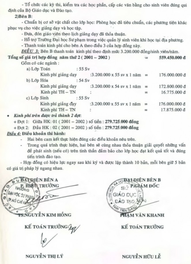 Xây dựng một phương thức cho việc đào tạo giáo viên trung học phổ thông theo hợp đồng giữa trường Đại học Sư phạm TP. Hồ Chí Minh và một số tỉnh phía Nam - 12 2