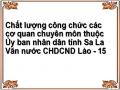 Chất lượng công chức các cơ quan chuyên môn thuộc Ủy ban nhân dân tỉnh Sa La Văn nước CHDCND Lào - 15