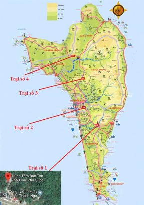 Hình 3 23 Vị trí thu mẫu và xây dựng mô hình bảo tồn tại Phú Quốc Số 1