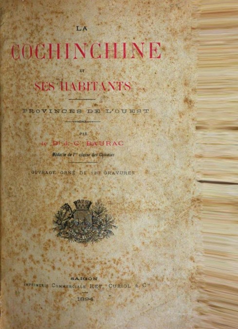 Hình 1 7 Tài liệu công bố của Tiến sĩ Baurac về các hoạt động kinh tế văn 4