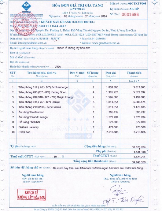 Hình 42 Hóa đơn GTGT Hóa đơn lẻ hóa đơn bộ phận Hình 43 Hóa đơn lẻ hóa đơn 12