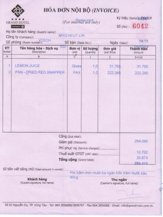 Hình 44 Hóa đơn lẻ hóa đơn bộ phận 13