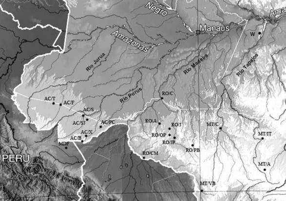 Hình 1 2 Các vùng địa lý mẫu giống cao su được sưu tập vào năm 1981 tại 1
