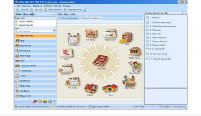 Phần mềm kế toán Fast Accounting http fast com vn Fast Accounting có 1 phân hệ thống 1
