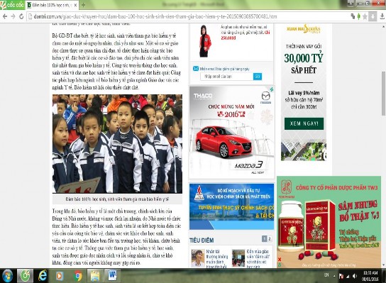 Xin cảm ơn bà Phụ lục 3 MỘT SỐ BÀI BÁO KHẢO SÁT TRÊN BÁO ĐIỆN TỬ BÁO IN 2