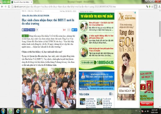 Vấn đề đổi mới việc thực hiện Bảo hiểm y tế học sinh, sinh viên trên báo in và báo điện tử ở Việt Nam hiện nay - 18 10