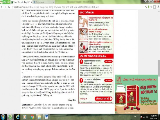 Vấn đề đổi mới việc thực hiện Bảo hiểm y tế học sinh, sinh viên trên báo in và báo điện tử ở Việt Nam hiện nay - 18 4