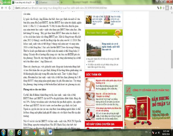 Vấn đề đổi mới việc thực hiện Bảo hiểm y tế học sinh, sinh viên trên báo in và báo điện tử ở Việt Nam hiện nay - 18 5