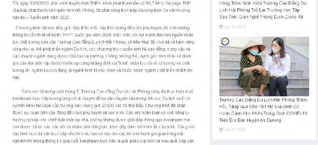 Hình 49 Giao diện trang chi tiết bài viết Giao diện trang chi tiết bài viết hiển 11