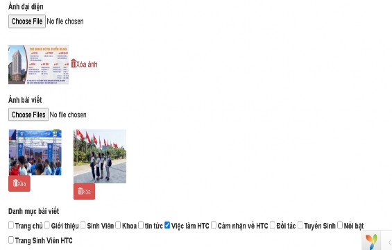 Hình 24 Giao diện sửa bài viết Hình 25 Giao diện sửa bài viết Khi sửa một bài 6