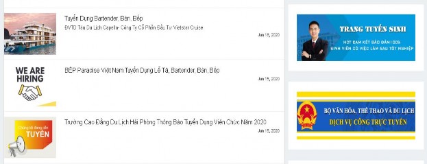 Hình 33 Giao diện trang chủ Khi xem một bài viết tuyển dụng sẽ xem chi tiết nội 4