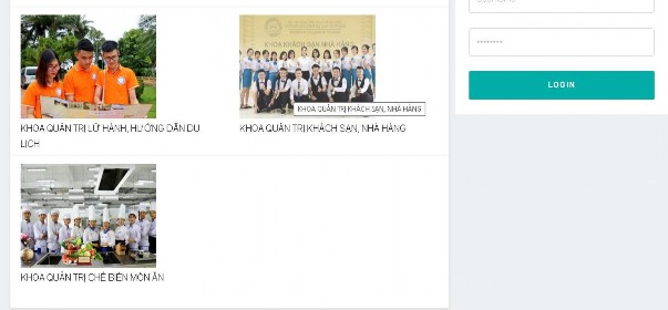 Hình 34 Giao diện trang chủ Khi xem một bài viết về khoa sẽ xem chi tiết về bài 6