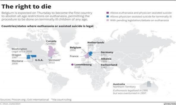 Hình 2 1 Bản đồ các quốc gia vùng lãnh thổ đã hợp pháp hóa an tử và trợ 1