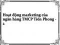 Hoạt động marketing của ngân hàng TMCP Tiên Phong - 2