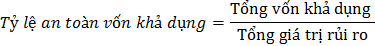 Trong đó Vốn khả dụng được quy định tại khoản 1 điều 4 Thông tư số 91 1